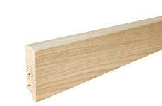 Listwa przypodłogowa P50 Dąb lakier biały